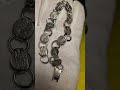 Young and Gay Silver-tone Vintage 1959 Fold Clasp Embossed Floral Disc Bracelet