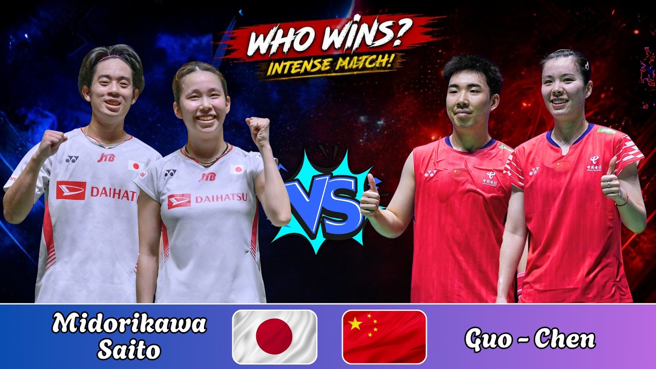 Guo / Chen (CHN) vs Midorikawa / Saito (JPN) | 郭 / 陳 (CHN) vs