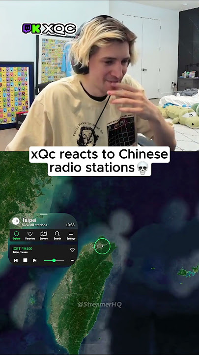 xQc is SHOCKED at chinese radio stations...