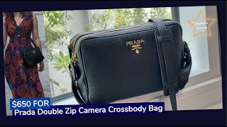 prada double zip crossbody