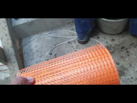 طريقة تركيب شبك اللياسة الفيبر