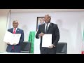 Signature de laccord de coopration entre le gouvernement du burundi et la ceeac