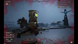 Extraction theme but your racing to the Pelican to pull out of Cyberstan | Helldivers 2