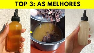 AS 3 MELHORES RECEITAS PARA CRESCIMENTO CAPILAR #ProjetoRapunzel