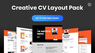 Get A Free Creative Cv Layout Pack For Divi