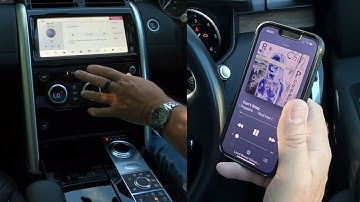 How to Play Music from a Mobile through the Bluetooth Audio system in a 2018 Landrover Discovery