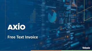 AXIO Free Text Invoice Import feature in Dynamics 365 Finance