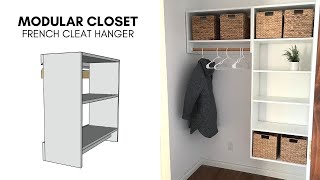 French Cleat Modular Closet With Free Plans by Ana White 38,322 views 1 year ago 3 minutes, 21 seconds
