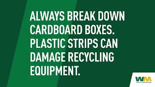 Recycling 101 Don't: Cardboard Boxes