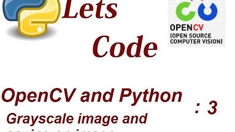 Python OpenCV GrayScale Conversion and saving an image
