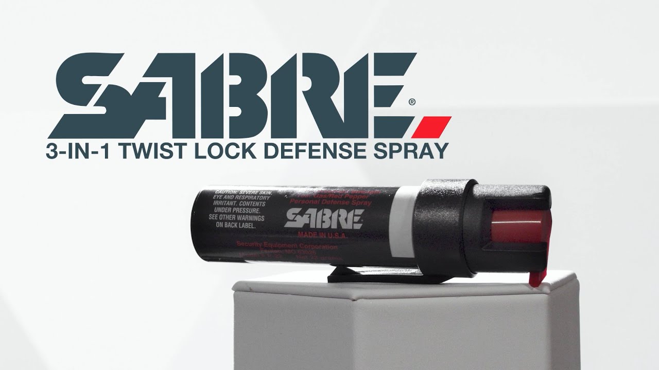 SABRE 3-in-1 Pocket Size Pepper Spray with Clip (P-22) –