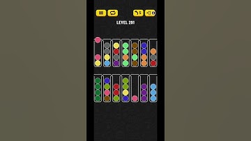 Ball sort puzzle level 291