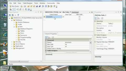 Crear una base de datos en SQL Server