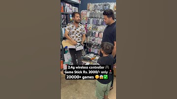 2.4g wireless controller 🎮 game stick 2000 rs only ✅ #gamestick #2.4gwirelessgamestick