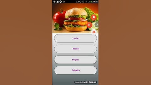 Aplicativo Food... Delphi + Android