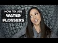 How to Use a Water Flosser (without making a mess)