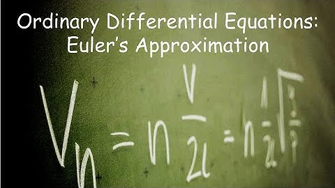 Differential Equations: Euler