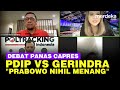 Debat panas politisi pdip vs gerindra singgung prabowo capres tak pernah menang