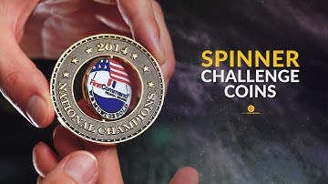 Spinner Challenge Coins - Custom Challenge Coins