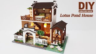 DIY Miniature Dollhouse KitㅣLotus Pond Houseㅣ연꽃연못하우스ㅣ미니어처하우스ㅣ박소소(soso miniature)