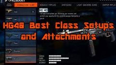 HG 40 BEST class setup and attachments for black ops 3 and review call of duty black ops 3 BO3