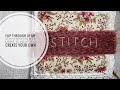 Flip through of my slow stitching embroidery stitch sampler book plus links to stitch tutorials