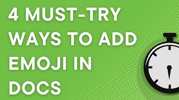 Google Docs for Beginners: 4 must-try ways to add emoji in Docs (2022)
