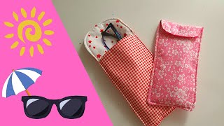 How to Make an Eyeglass And Sunglasses case in 10 minutes/ DIY Glasse Case/ Free Tutorial screenshot 5