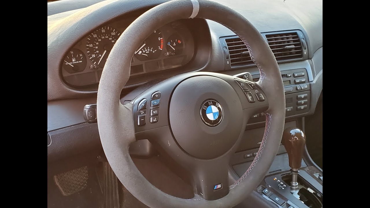 E46 M3 Alcantara Steering Wheel Restore 