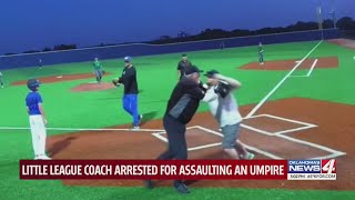 Little League coach arrested for assaulting an umpire