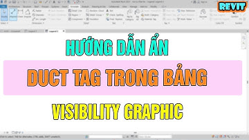 NVT | Hướng dẫn ẩn duct tag trong bảng visibility graphic override trong revit
