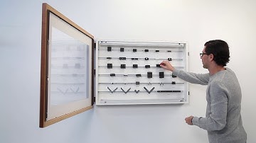 Custom SwingFrame Shadow Box Display Case Example