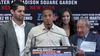 Verdejo \& Martinez Highlights | Final Presser | Verdejo-Martinez