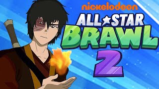 NEW Nickeoleon All Star Brawl 2 Zuko DLC Gameplay & All Costumes (PS5)