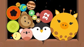 Merge Balls 2048 - All Themes (Animal, Fruit, Number, Planet) screenshot 2