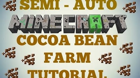 MineCraft TU-21 Cocoa Bean Farm TUTORIAL (PS3/Xbox/PS4)