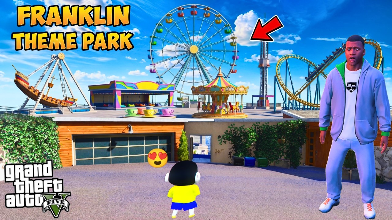 Franklin Upgrade His Own House into Theme Park in GTA 5