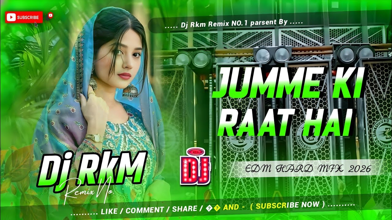 Jumme Ki Raat Hai | Bollywood Viral Song | Edm Drop Remix Dj RkM Remix | Hindi Dj Song