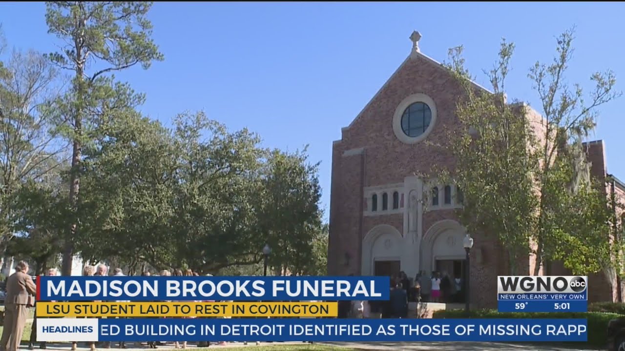 Friends remember LSU student Madison Brooks at her funeral services in Covington