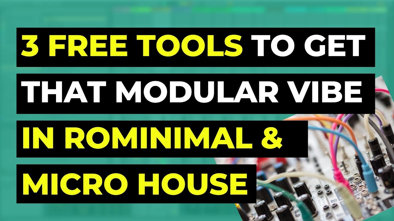 How I like to get that Modular Vibe in Rominimal & Micro house Using Just Free max4live devices