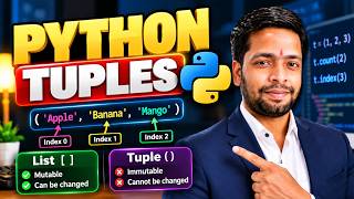 #17 Python Sikho Series | Python Tuples in Hindi | Tuple Kya Hai List vs Tuple Explained