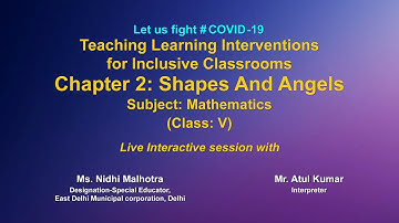 Live Interaction on PMeVIDYA : Teaching Learning Interventions for Inclusive Classrooms