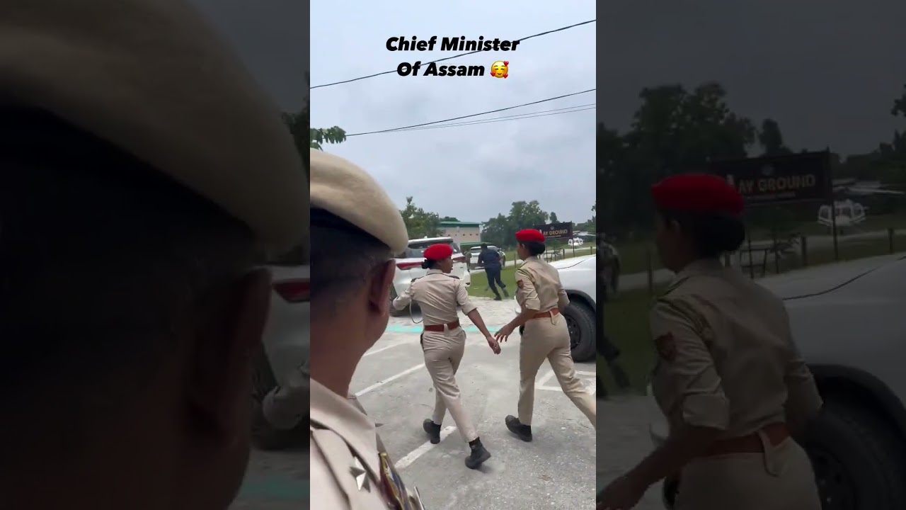 Assam CM Himanta Biswa Sarma Entry swag || Z+ security file 