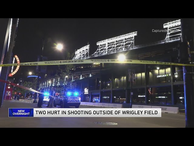 Man, woman shot overnight outside Wrigley Field, Chicago police say class=