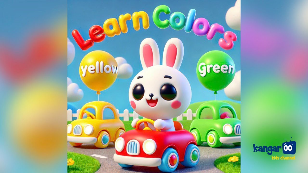 Learn Colors with Bunny – Red, Blue, Yellow, Green! | Fun Color ...