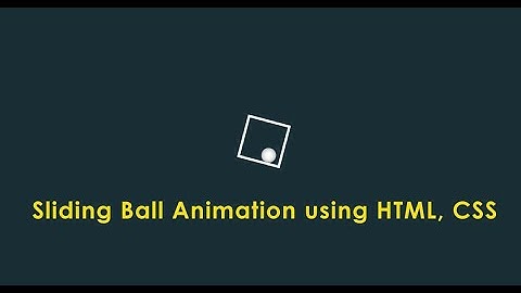 Sliding Ball Animation | Learn to code for free with The Coder Amit Saxena (Trending Coder)
