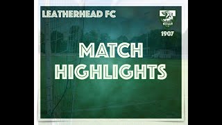 LEATHERHEAD FC 1 - 0 SUTTON COMMON ROVERS