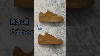 Real Vs Fake Suede Supreme Air Force 1