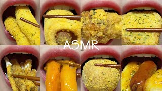 asmr KOREAN FRIED CHICKEN & CHEESE BALL FRENCH FRIES CORN DOG (BBURINGKLE) eating sounds
