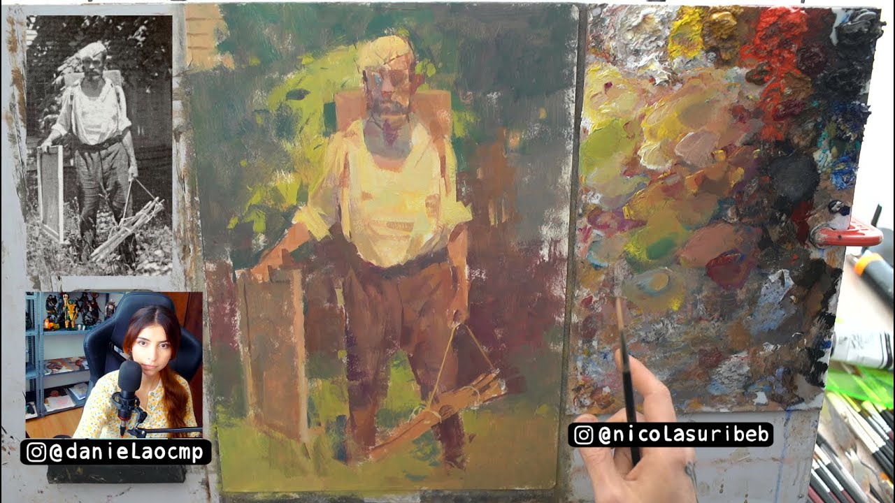 Painting Edwin Dickinson With Primary Colors - Live Session (17/06/2022)